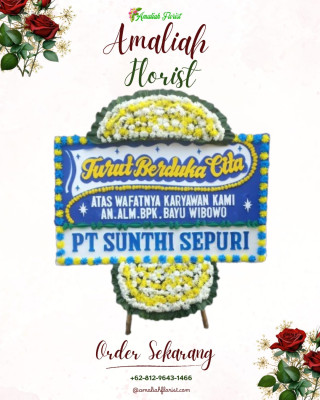 Papan Bunga Duka di Pangkan