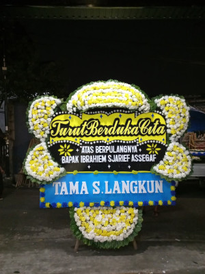 Papan Bunga Duka di Pangkan