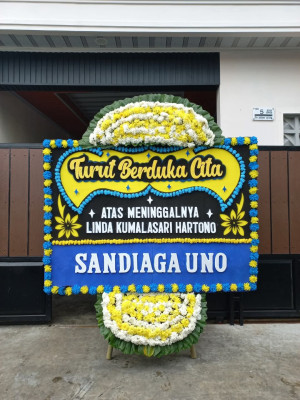 Papan Bunga Duka di Pangkan